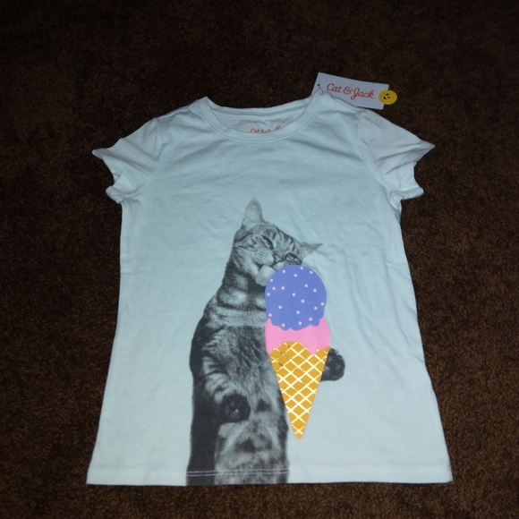 🆕️ 😻 Girls T Shirt 😻 - Picture 1 of 4